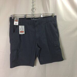 NEW Wrangler ATG Cargo Shorts All Terrain Medium Gray NWT Cotton/Nylon 46